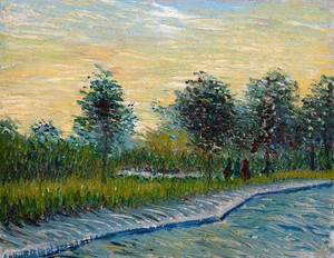 Vincent Van Gogh, Square Saint-Pierre at Sunset, Painting on canvas