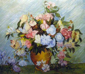 Still Life - Vase With Roses