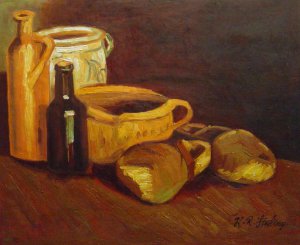 Still Life With Clogs And Pots