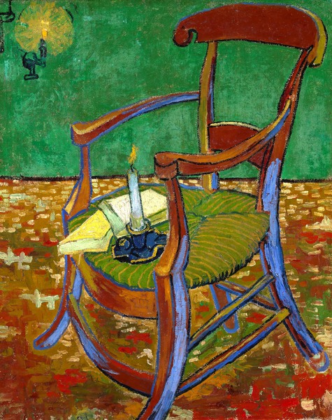 Still Life with Gauguin's Chair. The painting by Vincent Van Gogh