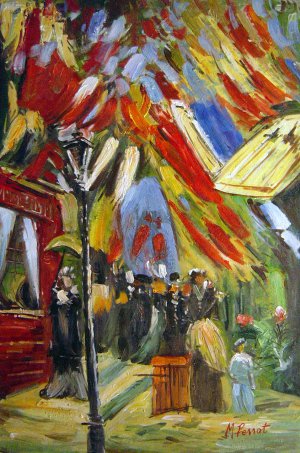 Vincent Van Gogh, The 14th Of July In Paris, Painting on canvas