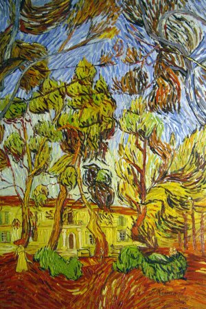 Vincent Van Gogh, The Asylum At Saint Remy, Painting on canvas