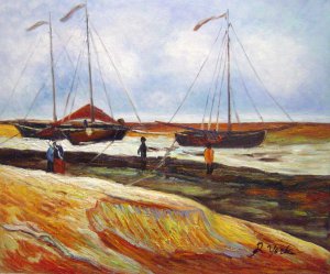 Vincent Van Gogh, The Beach At Scheveningen In Calm Weather, Painting on canvas