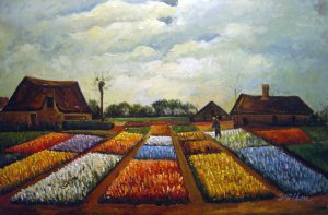 The Bulb Field, Vincent Van Gogh, Art Paintings