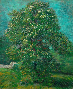 Vincent Van Gogh, The Chestnut Tree in Blossom, Painting on canvas