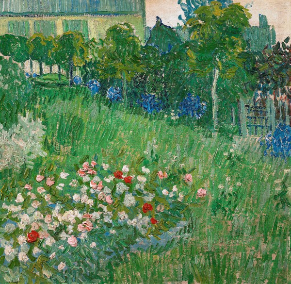 The Daubigny Garden. The painting by Vincent Van Gogh
