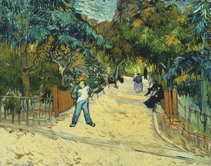 Vincent Van Gogh, The Entrance to the Public Gardens in Arles, Painting on canvas