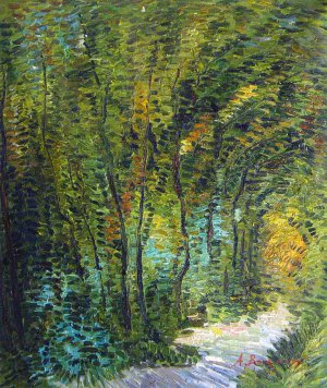 Vincent Van Gogh, The Forest Path, Painting on canvas