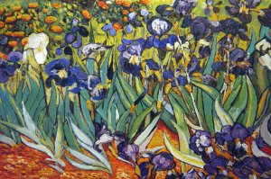 The Irises, Saint-Remy, Vincent Van Gogh, Art Paintings