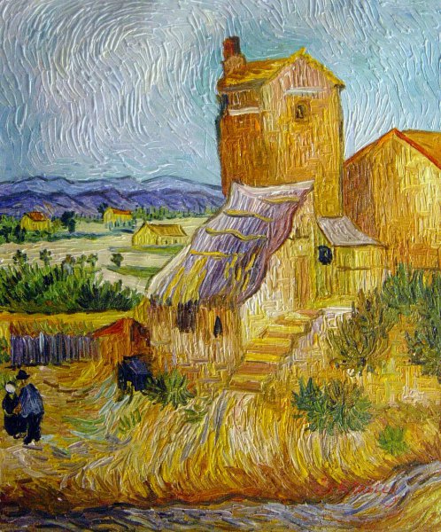 The Old Mill. The painting by Vincent Van Gogh