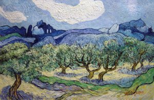 Vincent Van Gogh, The Olive Trees, Painting on canvas