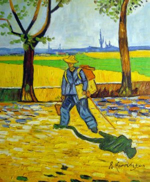 Vincent Van Gogh, The Painter On The Road To Tarascon, Painting on canvas