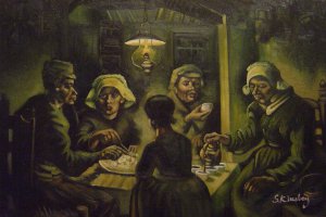 Vincent Van Gogh, The Potato Eaters, Painting on canvas