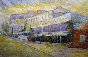 Vincent Van Gogh, The Restaurant de la Sirene, Painting on canvas
