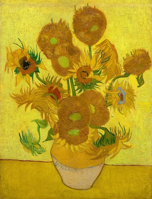 Vincent Van Gogh, The Sunflowers, Painting on canvas