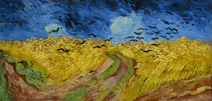 Vincent Van Gogh, The Wheat Field with Crows, Painting on canvas