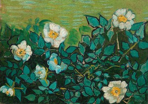 Vincent Van Gogh, The Wild Roses, Painting on canvas