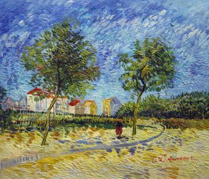 To The Outskirts Of Paris, Vincent Van Gogh, Art Paintings