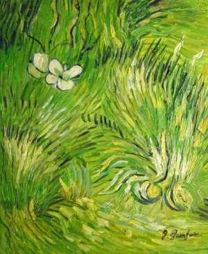 Vincent Van Gogh, Two White Butterflies, Painting on canvas