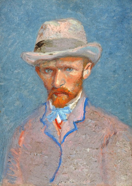 Van Gogh Self-Portrait . The painting by Vincent Van Gogh