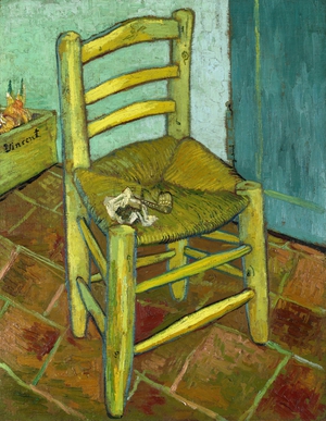 Vincent Van Gogh, Van Gogh's Chair, Painting on canvas