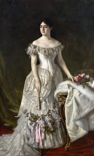 Kraljica Natalija. The painting by Vlaho Bukovac