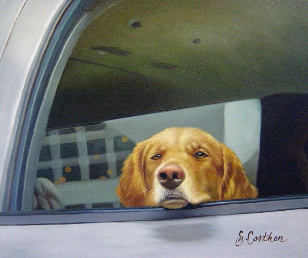 Waiting Patiently. The painting by Our Originals