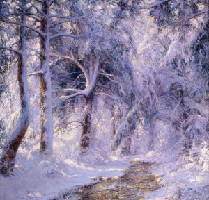 Walter Launt Palmer, The White World, Art Reproduction