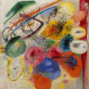 Reproduction oil paintings - Wassily Kandinsky - Black Lines, 1913