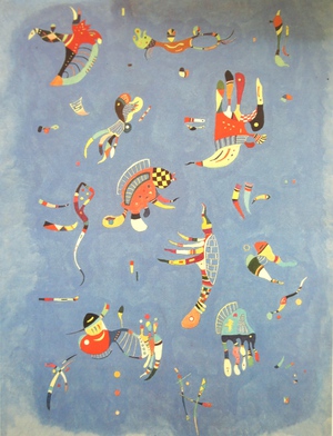 Wassily Kandinsky, Colorful Life (Motley Life), 1907, Painting on canvas