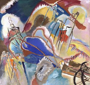 Reproduction oil paintings - Wassily Kandinsky - Improvisation No. 30 (Cannons), 1913