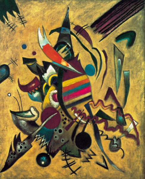 Abstract Points, 1920. The painting by Wassily Kandinsky