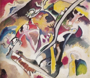 Wassily Kandinsky, Sintflut, 1912, Painting on canvas