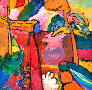 Wassily Kandinsky, Study for Improvisation V, 1910, Art Reproduction