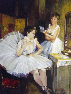 Willard Leroy Metcalf, The Ballet Dancers, Painting on canvas
