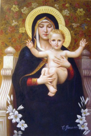 Famous paintings of Religious: A Virgin And Child