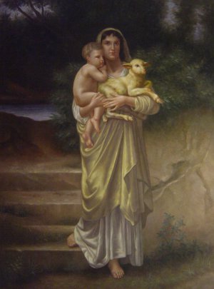Famous paintings of Mother and Child: Lambs