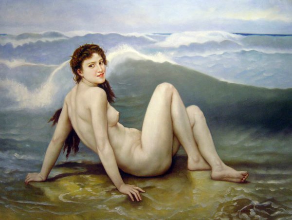 LaVague. The painting by William-Adolphe Bouguereau