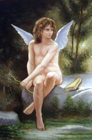 Famous paintings of Angels: Love On The Look Out