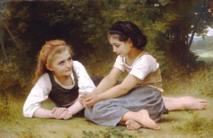 Famous paintings of Children: Nut Gatherers