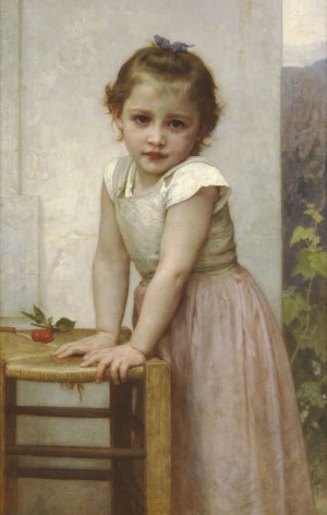 William-Adolphe Bouguereau, Portrait of Yvonne, Painting on canvas