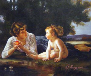 Famous paintings of Mother and Child: Temptation