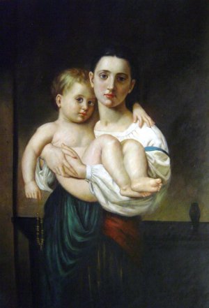 Reproduction oil paintings - William-Adolphe Bouguereau - The Elder Sister