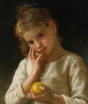 William-Adolphe Bouguereau, The Lemon, Painting on canvas