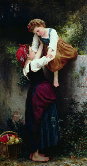 William-Adolphe Bouguereau, The Little Marauders, Painting on canvas