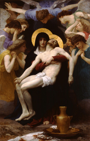William-Adolphe Bouguereau, The Pieta, Painting on canvas