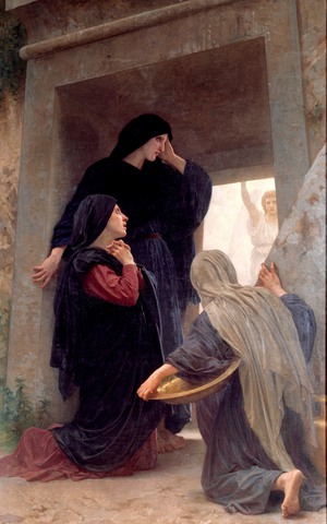 William-Adolphe Bouguereau, The Three Marys at the Tomb, Painting on canvas