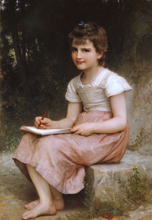 William-Adolphe Bouguereau, Vocation, Painting on canvas