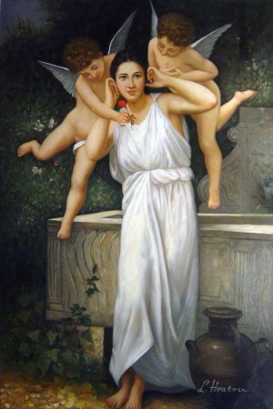 William-Adolphe Bouguereau, Youth, Painting on canvas