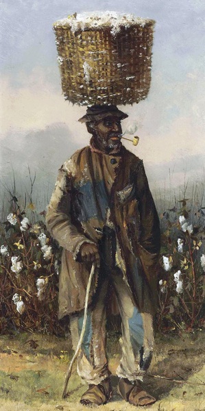 Famous paintings of Men and Women: Cotton Pickers